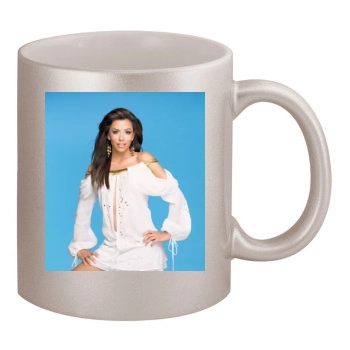 Eva Longoria 11oz Metallic Silver Mug