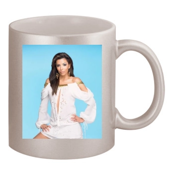 Eva Longoria 11oz Metallic Silver Mug