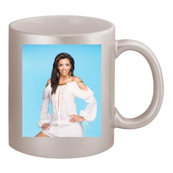 Eva Longoria 11oz Metallic Silver Mug