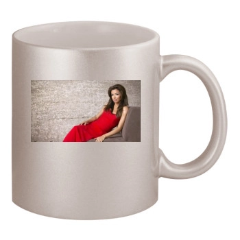 Eva Longoria 11oz Metallic Silver Mug