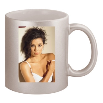 Eva Longoria 11oz Metallic Silver Mug