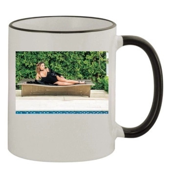 Eva Longoria 11oz Colored Rim & Handle Mug