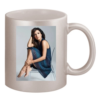 Eva Longoria 11oz Metallic Silver Mug