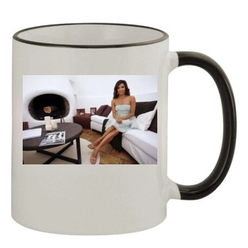 Eva Longoria 11oz Colored Rim & Handle Mug