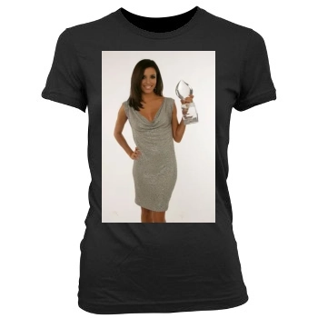 Eva Longoria Women's Junior Cut Crewneck T-Shirt