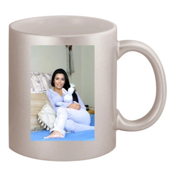 Eva Longoria 11oz Metallic Silver Mug