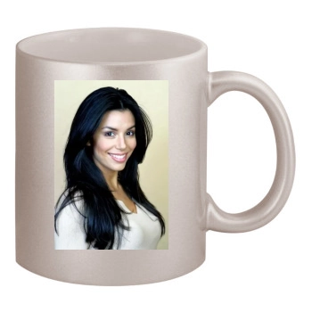 Eva Longoria 11oz Metallic Silver Mug