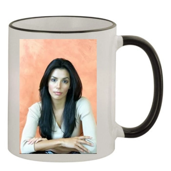 Eva Longoria 11oz Colored Rim & Handle Mug