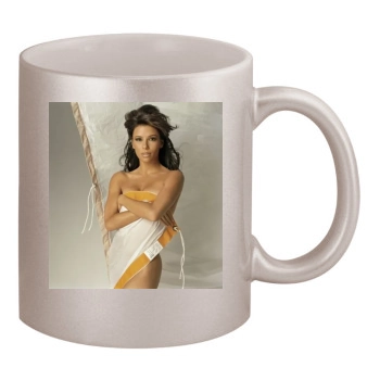 Eva Longoria 11oz Metallic Silver Mug