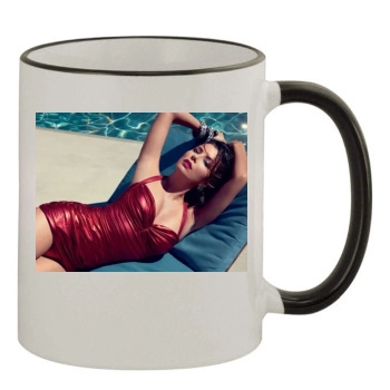 Eva Longoria 11oz Colored Rim & Handle Mug