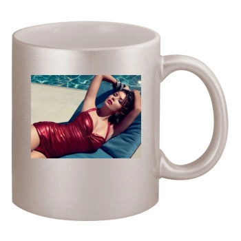 Eva Longoria 11oz Metallic Silver Mug