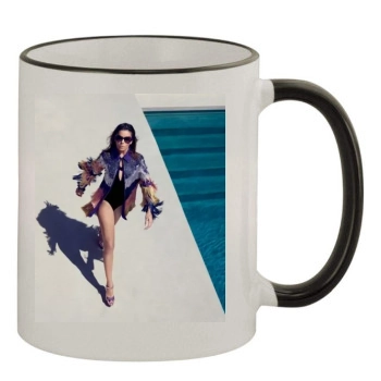 Eva Longoria 11oz Colored Rim & Handle Mug