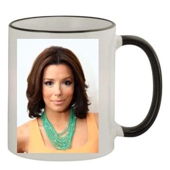 Eva Longoria 11oz Colored Rim & Handle Mug