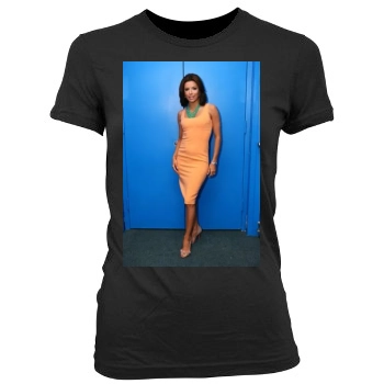 Eva Longoria Women's Junior Cut Crewneck T-Shirt