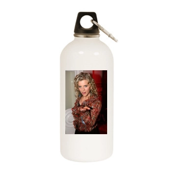 Eva Habermann White Water Bottle With Carabiner