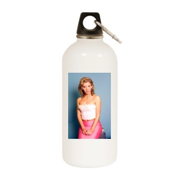 Eva Habermann White Water Bottle With Carabiner