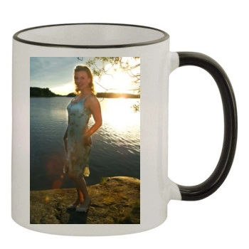 Eva Habermann 11oz Colored Rim & Handle Mug