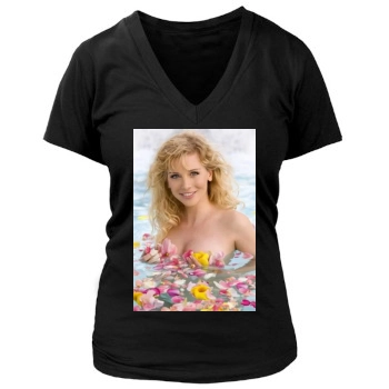 Eva Habermann Women's Deep V-Neck TShirt