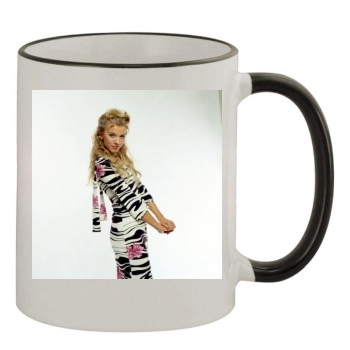 Eva Habermann 11oz Colored Rim & Handle Mug