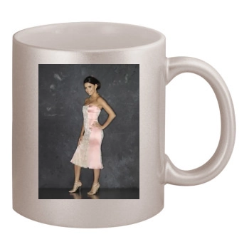 Eva Longoria 11oz Metallic Silver Mug