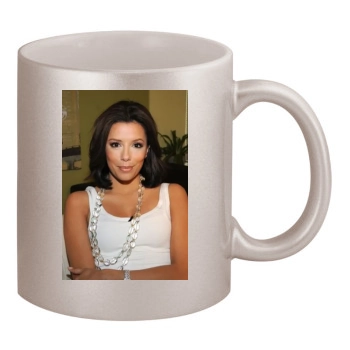 Eva Longoria 11oz Metallic Silver Mug