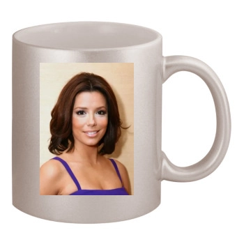 Eva Longoria 11oz Metallic Silver Mug