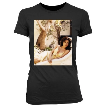 Eva Longoria Women's Junior Cut Crewneck T-Shirt