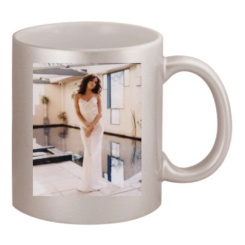 Eva Longoria 11oz Metallic Silver Mug