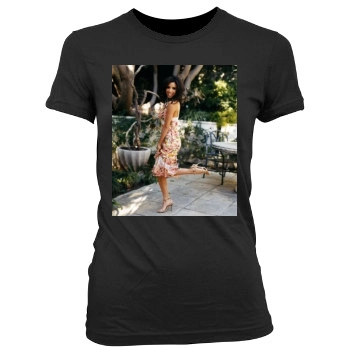 Eva Longoria Women's Junior Cut Crewneck T-Shirt