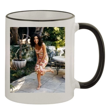 Eva Longoria 11oz Colored Rim & Handle Mug