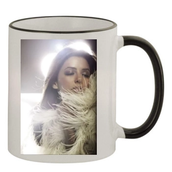 Eva Longoria 11oz Colored Rim & Handle Mug