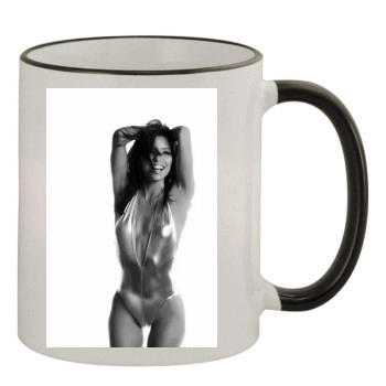 Eva Longoria 11oz Colored Rim & Handle Mug