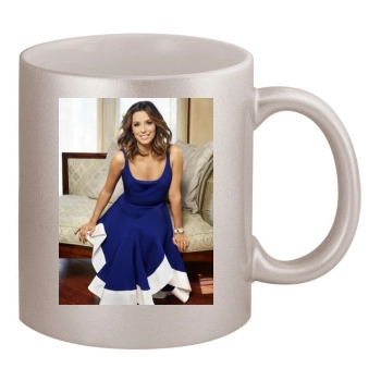 Eva Longoria 11oz Metallic Silver Mug