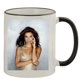 Eva Longoria 11oz Colored Rim & Handle Mug