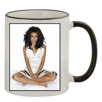 Eva Longoria 11oz Colored Rim & Handle Mug