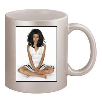 Eva Longoria 11oz Metallic Silver Mug