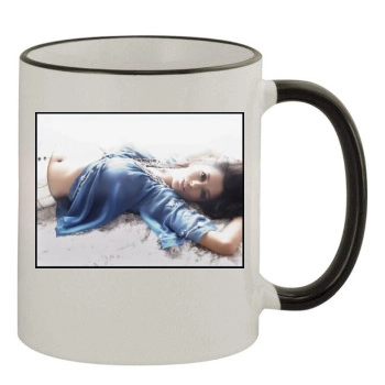 Eva Longoria 11oz Colored Rim & Handle Mug