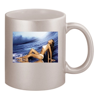 Eva Longoria 11oz Metallic Silver Mug