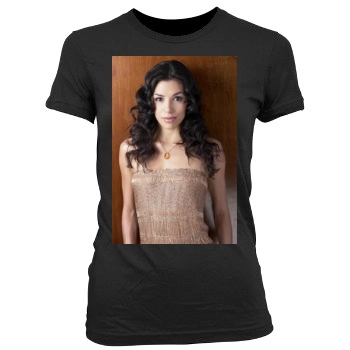 Eva Longoria Women's Junior Cut Crewneck T-Shirt