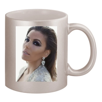 Eva Longoria 11oz Metallic Silver Mug