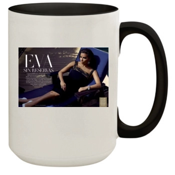 Eva Longoria 15oz Colored Inner & Handle Mug