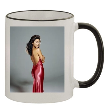 Eva Longoria 11oz Colored Rim & Handle Mug