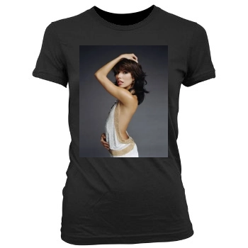 Eva Longoria Women's Junior Cut Crewneck T-Shirt