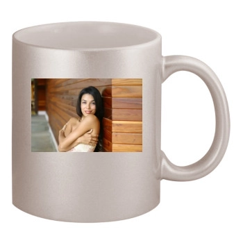 Eva Longoria 11oz Metallic Silver Mug