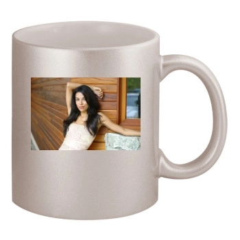 Eva Longoria 11oz Metallic Silver Mug