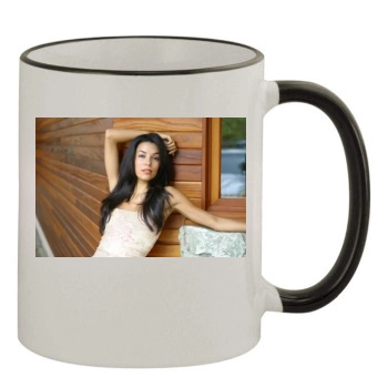 Eva Longoria 11oz Colored Rim & Handle Mug