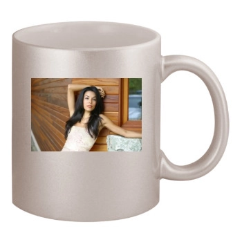 Eva Longoria 11oz Metallic Silver Mug