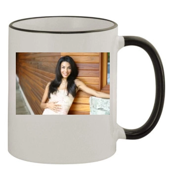 Eva Longoria 11oz Colored Rim & Handle Mug