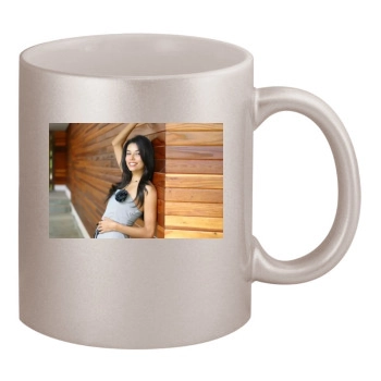 Eva Longoria 11oz Metallic Silver Mug