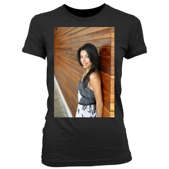 Eva Longoria Women's Junior Cut Crewneck T-Shirt